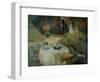 Le Dejeuner (The Luncheon)-Claude Monet-Framed Premium Giclee Print