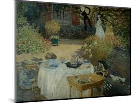 Le Dejeuner (The Luncheon)-Claude Monet-Mounted Premium Giclee Print