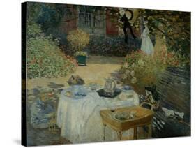 Le Dejeuner (The Luncheon)-Claude Monet-Stretched Canvas