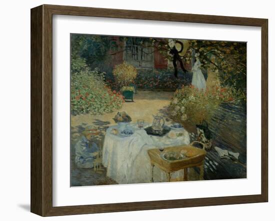 Le Dejeuner (The Luncheon)-Claude Monet-Framed Giclee Print