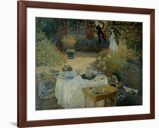 Le Dejeuner (The Luncheon)-Claude Monet-Framed Giclee Print