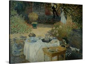 Le Dejeuner (The Luncheon)-Claude Monet-Stretched Canvas