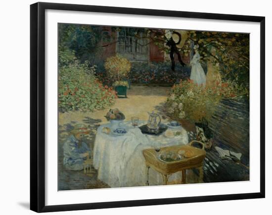 Le Dejeuner (The Luncheon)-Claude Monet-Framed Giclee Print