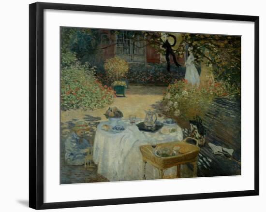 Le Dejeuner (The Luncheon)-Claude Monet-Framed Giclee Print