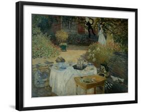 Le Dejeuner (The Luncheon)-Claude Monet-Framed Giclee Print