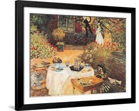 Le Dejeuner-Claude Monet-Framed Art Print