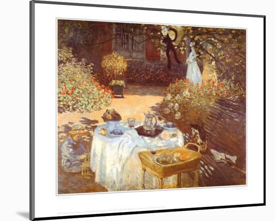 Le Dejeuner-Claude Monet-Mounted Art Print