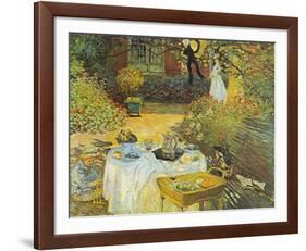 Le Dejeuner-Claude Monet-Framed Art Print