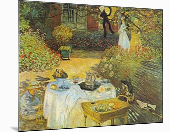 Le Dejeuner-Claude Monet-Mounted Art Print