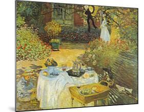 Le Dejeuner-Claude Monet-Mounted Art Print