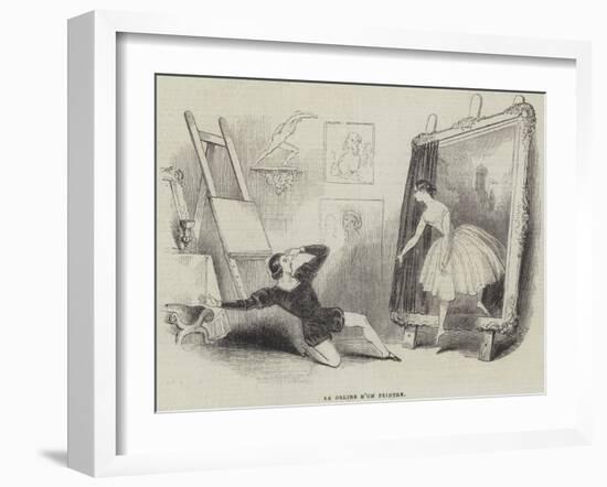 Le Delire D'Un Peintre-null-Framed Giclee Print