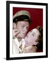 Le demon des eaux troubles (Hell and High Water) by Samuel Fuller with Richard Widmark and Bella Da-null-Framed Photo