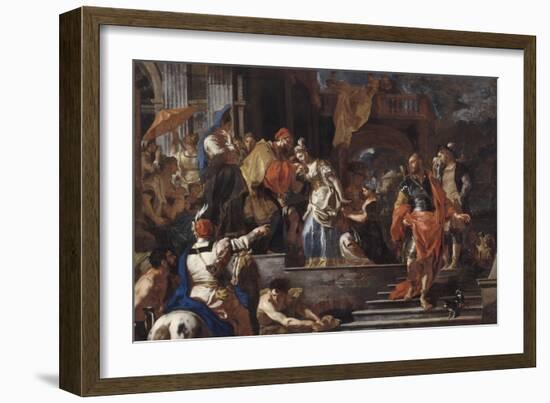 Le départ de Rebecca-Francesco Solimena-Framed Giclee Print