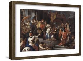 Le départ de Rebecca-Francesco Solimena-Framed Giclee Print