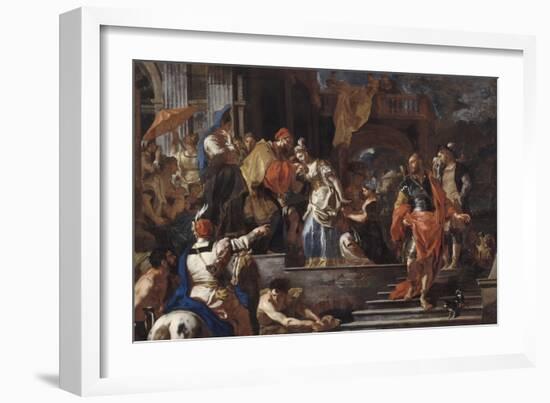 Le départ de Rebecca-Francesco Solimena-Framed Giclee Print