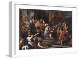 Le départ de Rebecca-Francesco Solimena-Framed Giclee Print