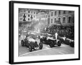 Le depart du Grand Prix de Monaco 1932-Charles Delius-Framed Giclee Print