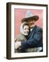 Le Dernier des Geants THE SHOOTIST by DonSiegel with John Wayne and Lauren Bacall, 1976 (photo)-null-Framed Photo