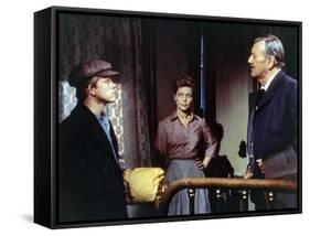 Le Dernier des Geants THE SHOOTIST by DonSiegel with Ron Howard, John Wayne and Lauren Bacall, 1976-null-Framed Stretched Canvas