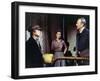 Le Dernier des Geants THE SHOOTIST by DonSiegel with Ron Howard, John Wayne and Lauren Bacall, 1976-null-Framed Photo