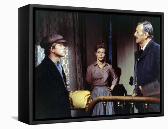 Le Dernier des Geants THE SHOOTIST by DonSiegel with Ron Howard, John Wayne and Lauren Bacall, 1976-null-Framed Stretched Canvas