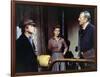 Le Dernier des Geants THE SHOOTIST by DonSiegel with Ron Howard, John Wayne and Lauren Bacall, 1976-null-Framed Photo