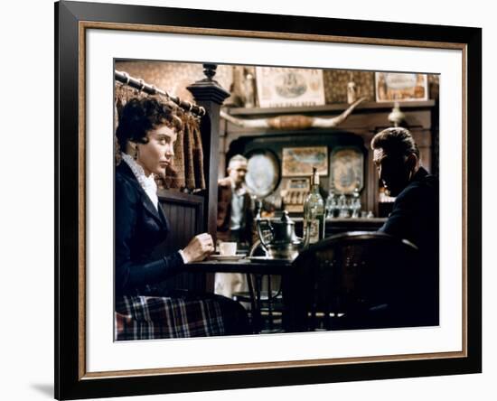 Le Dernier Train by Gun Hill LAST TRAIN FROM GUN HILL by John Sturges with Carolyn Jones and Kirk D-null-Framed Photo