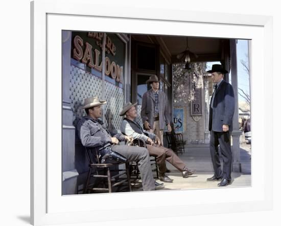 Le Dernier Train by Gun Hill LAST TRAIN FROM GUN HILL by John Sturges with Kirk Douglas, 1959 (phot-null-Framed Photo