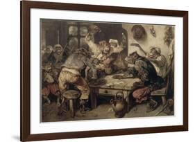 Le Désaccord-Alexandre Gabriel Decamps-Framed Giclee Print