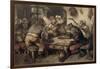 Le Désaccord-Alexandre Gabriel Decamps-Framed Giclee Print