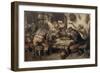 Le Désaccord-Alexandre Gabriel Decamps-Framed Giclee Print