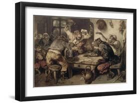 Le Désaccord-Alexandre Gabriel Decamps-Framed Giclee Print