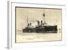 Le Desaix Beim Einlauf in Den Hafen, Kriegsschiff-null-Framed Giclee Print