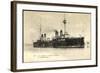 Le Desaix Beim Einlauf in Den Hafen, Kriegsschiff-null-Framed Giclee Print