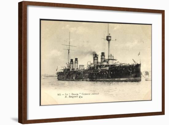 Le Desaix Beim Einlauf in Den Hafen, Kriegsschiff-null-Framed Giclee Print