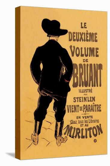 Le Deuxieme Volume de Bruant-Henri de Toulouse-Lautrec-Stretched Canvas