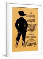 Le Deuxieme Volume de Bruant-Henri de Toulouse-Lautrec-Framed Art Print