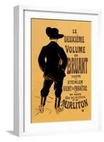 Le Deuxieme Volume de Bruant-Henri de Toulouse-Lautrec-Framed Art Print