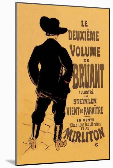 Le Deuxieme Volume de Bruant-Henri de Toulouse-Lautrec-Mounted Art Print