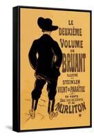 Le Deuxieme Volume de Bruant-Henri de Toulouse-Lautrec-Framed Stretched Canvas