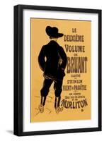 Le Deuxieme Volume de Bruant-Henri de Toulouse-Lautrec-Framed Art Print