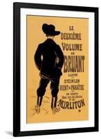 Le Deuxieme Volume de Bruant-Henri de Toulouse-Lautrec-Framed Art Print