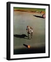 Le Devenir Geologique-Salvador Dalí-Framed Art Print