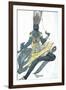 Le Dieu Bleu (The Blue God), Ballet Costume Design, 1911-Leon Bakst-Framed Giclee Print