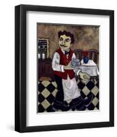 Le Diner Avec Moutarde-null-Framed Art Print