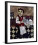 Le Diner Avec Moutarde-null-Framed Art Print