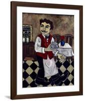 Le Diner Avec Moutarde-null-Framed Art Print