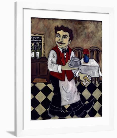 Le Diner Avec Moutarde-null-Framed Art Print