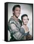 Le Disciple du Diable THE DEVIL'S DISCIPLE by Guy Hamilton with Burt Lancaster and Janette Scott, 1-null-Framed Stretched Canvas