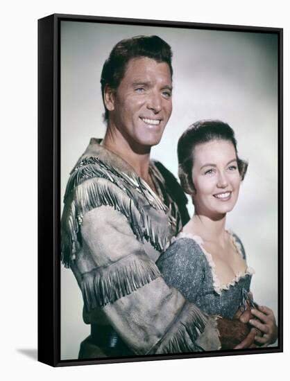 Le Disciple du Diable THE DEVIL'S DISCIPLE by Guy Hamilton with Burt Lancaster and Janette Scott, 1-null-Framed Stretched Canvas